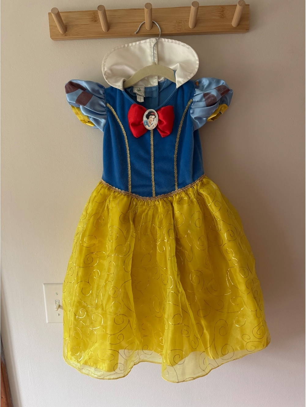 Vintage Baby Disney Princess Snow White Costume Dress 12/18 months